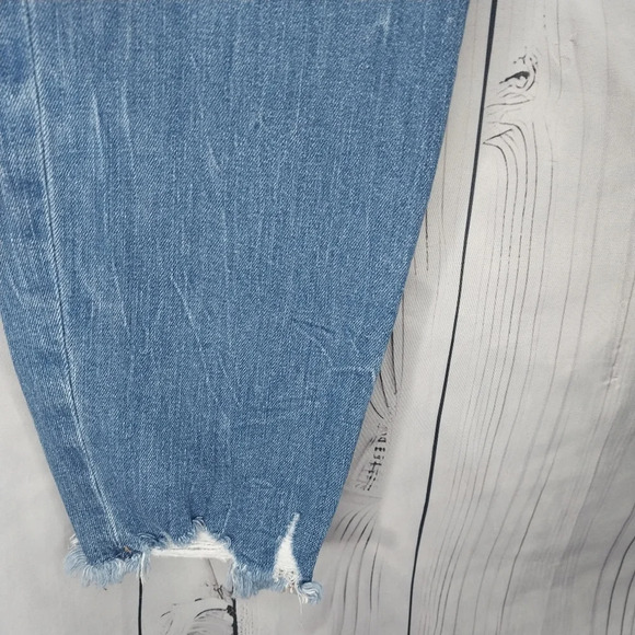 Loft Curvy High Waist Skinny Classic Blue Women's Jeans - Picture 7 of 13